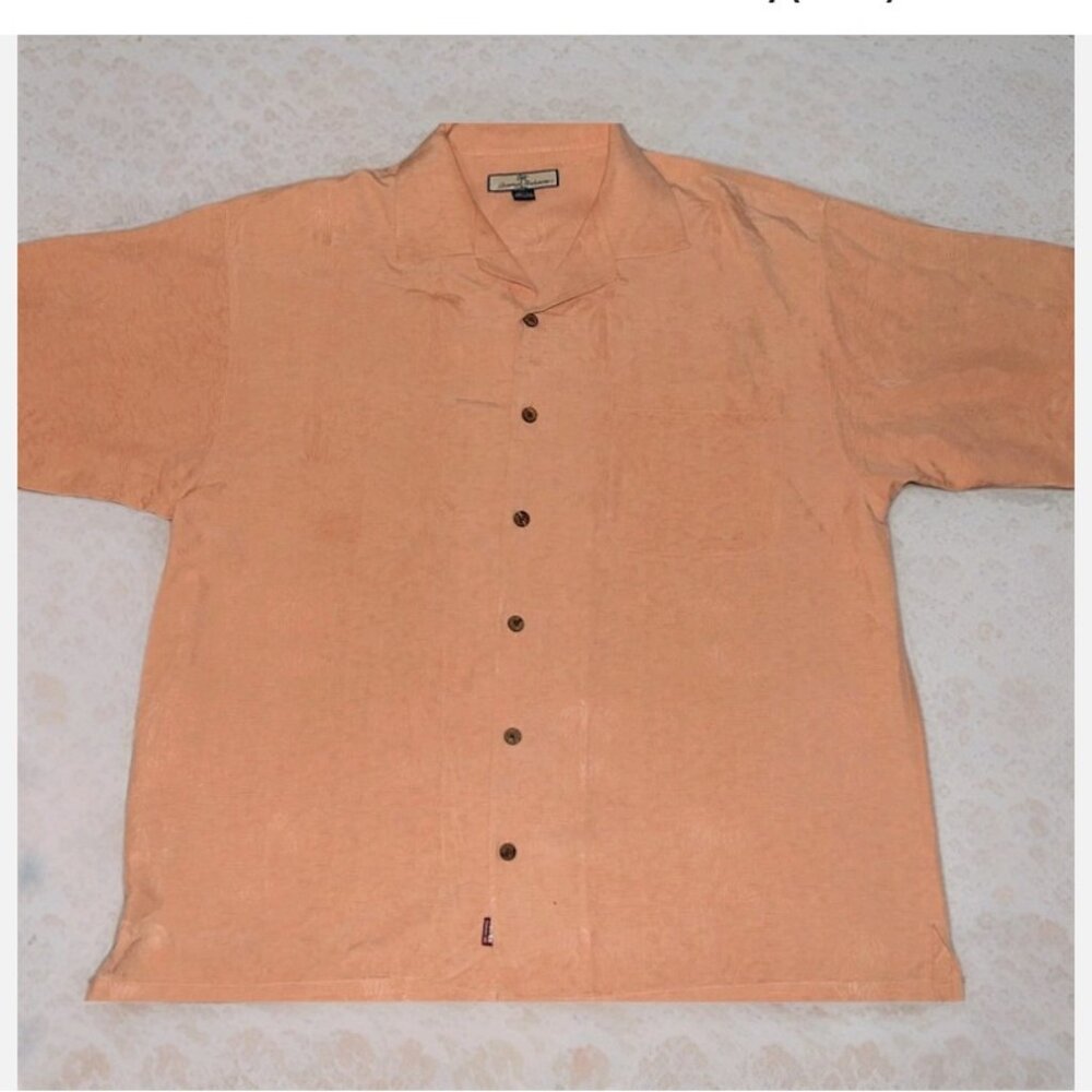 Tommy Bahama 100% silk button up shirt size Men's Large